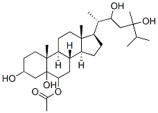 96736-31-1 24-methylcholestane-3,5,6,22,24-pentol 6-acetate