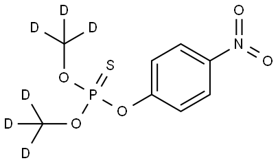 氘代甲基对硫磷, 96740-32-8, 结构式