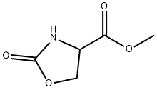 RS-2-恶唑烷酮-4-羧酸甲酯 结构式