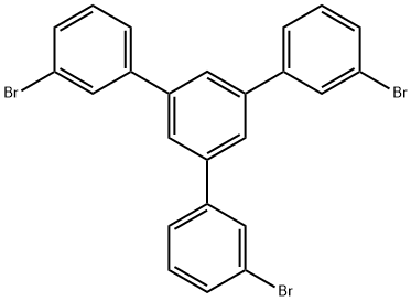 1,3,5-トリス(3-ブロモフェニル)ベンゼン 化学構造式