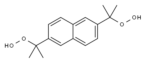 2,2'-(2,6-Naphthalenediyl)bis(2-hydroperoxypropane) 结构式