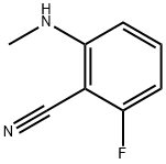 2-氟-6-(甲基氨基)苯甲腈, 96783-85-6, 结构式
