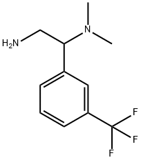 {2-氨基-1-[3-(三氟甲基)苯基]乙基}二甲基胺,96788-00-0,结构式