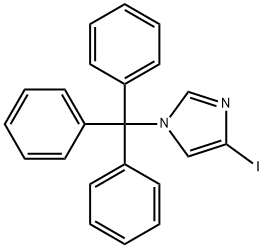 4-Iodo-1-tritylimidazole Struktur