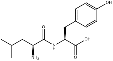 L-亮氨酰-L-酪氨酸, 968-21-8, 结构式