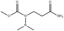 Hydrazinecarboxylic acid, 1-(3-amino-3-oxopropyl)-2,2-dimethyl-, methy l ester 结构式