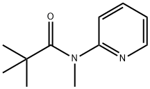 N-メチル-N-(ピリジン-2-イル)ピバルアミド 化学構造式