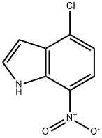 1H-Indole, 4-chloro-7-nitro- 化学構造式