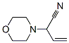 4-Morpholineacetonitrile,  -alpha--ethenyl- Structure