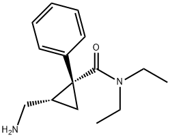 左旋体米那普仑,96847-55-1,结构式