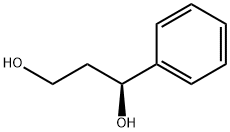 (S)-(-)-1-フェニル-1,3-プロパンジオール 化学構造式