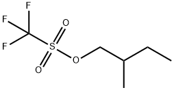 Methanesulfonic acid, trifluoro-, 2-Methylbutyl ester 结构式