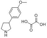 3-(4-METHOXYPHENYL)PYRROLIDINE OXALATE Structure