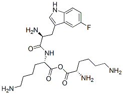 lysyl-5-fluorotryptophyl-lysine Structure