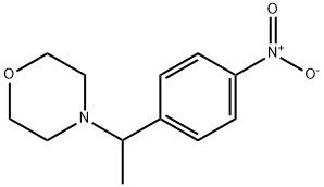 4-(1-(4-硝基苯基)乙基)吗啉 结构式