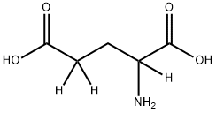 DL-グルタミン酸-2,4,4-D3 化学構造式