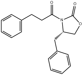 (S)-4-benzyl-3-(3-phenylpropanoyl)oxazolidin-2-one,96930-27-7,结构式