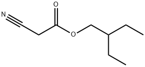 2-ETHYLBUTYL CYANOACETATE Structure