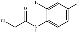 N1-(2,4-二氟苯基)-2-氯乙胺, 96980-65-3, 结构式