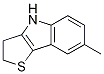 7-Methyl-3,4-dihydro-2H-thieno[3,2-b]indole 结构式