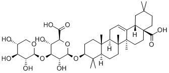 地肤子皂苷ⅠC 结构式