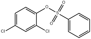 ベンゼンスルホン酸2,4-ジクロロフェニル 化学構造式