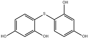 テトラヒドロキシジフェニルスルフィド 化学構造式