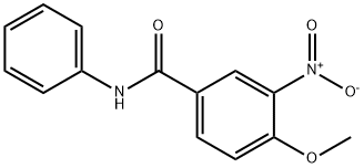 3-NITRO-4-METHOXYBENZANILIDE Struktur