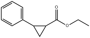 2-苯基环丙烷羧酸乙酯, 97-71-2, 结构式