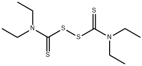 テトラエチルチウラムジスルフィド 化学構造式