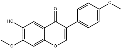 6-羟基-7,4'-二甲氧基异黄酮,970-48-9,结构式