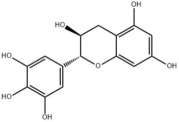 右旋没食子儿茶素 结构式