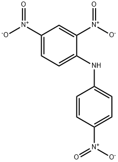 2,4-二硝基-N-(4-硝基苯基)苯胺, 970-76-3, 结构式
