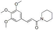 1-[3-(3,4,5-Trimethoxyphenyl)-1-oxo-2-propenyl]piperidine 结构式