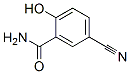 Benzamide, 5-cyano-2-hydroxy- (9CI) Structure