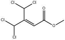 4,4-Dichloro-3-(dichloroMethyl)crotonic Acid Methyl Ester Structure