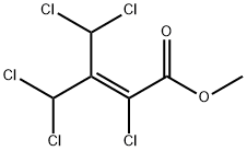 2,4,4-Trichloro-3-(dichloroMethyl)crotonic Acid Methyl Ester Structure