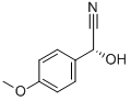 (R)-(+)-4-甲氧基扁桃腈, 97070-73-0, 结构式