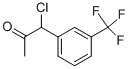 1-CHLORO-1-(3-TRIFLUOROMETHYL-PHENYL)-PROPAN-2-ONE, 97132-58-6, 结构式
