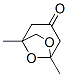 6,8-Dioxabicyclo[3.2.1]octan-3-one,  1,5-dimethyl-|