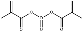 Zirconium oxide dimethacrylate Struktur