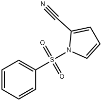 1-(PHENYLSULFONYL)-2-PYRROLECARBONITRILE Structure