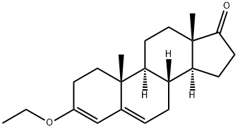 3-エトキシ-3,5-アンドロスタジエン-17-オン 化学構造式