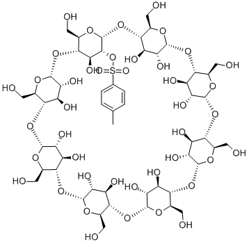MONO-2-O-(P-TOLUENESULFONYL)-GAMMA-CYCLODEXTRIN Struktur