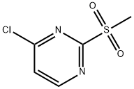 4-クロロ-2-(メチルスルホニル)ピリミジン 化学構造式