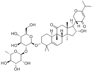 苦玄参苷IB,97230-46-1,结构式