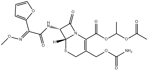 (E)-CefuroxiMe Axetil  DISCONTINUED 化学構造式
