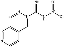 3-nitro-1-nitroso-1-(p-pyridylmethyl)guanidine Structure
