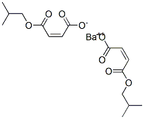 barium isobutyl maleate Struktur