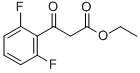 2,6-二氟苯甲酰乙酸乙酯, 97305-12-9, 结构式
